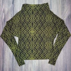 Norma Kamali KamaliKulture Mock Neck Long Sleeve Top
